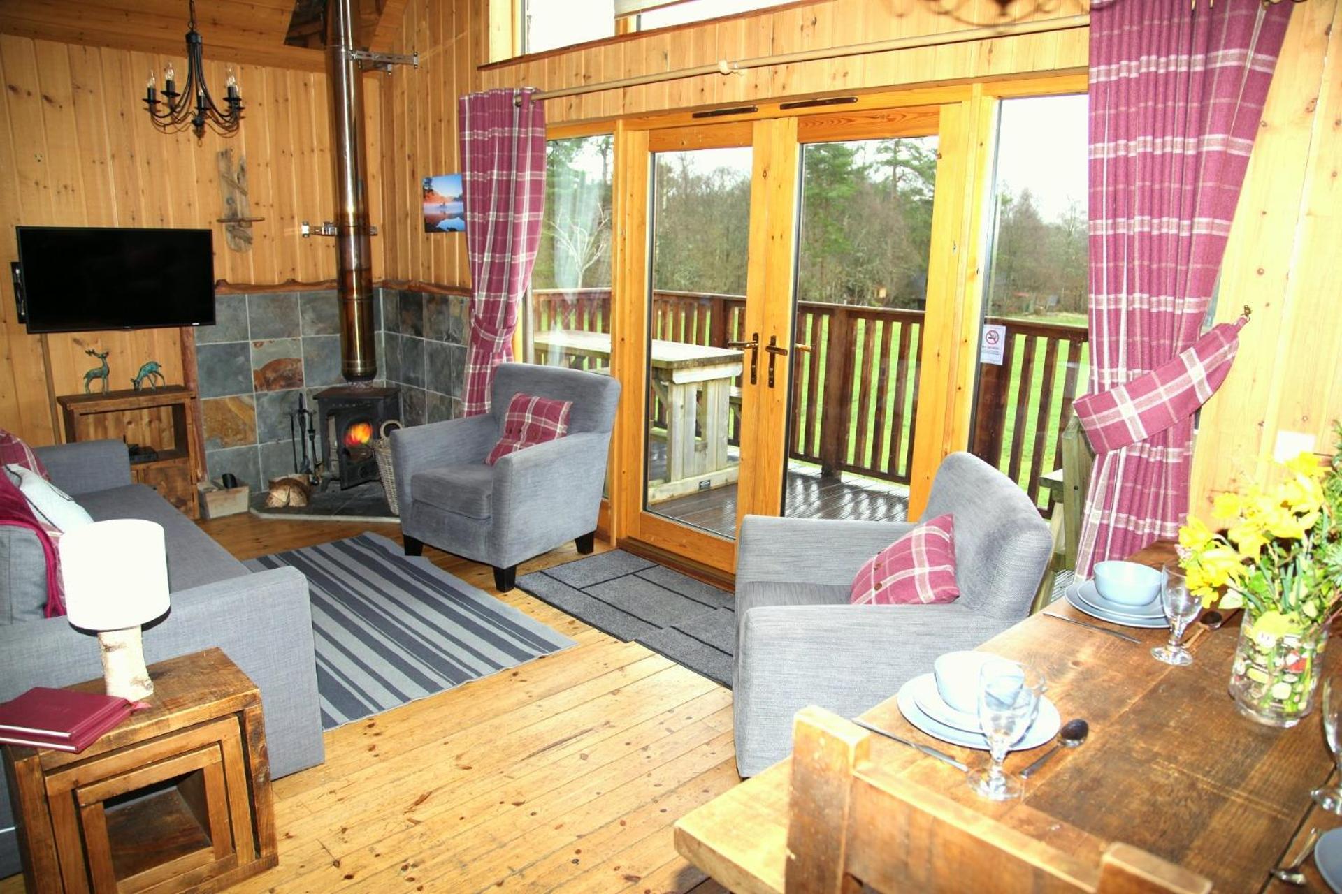 Loch Aweside Forest Cabins Dalavich Экстерьер фото
